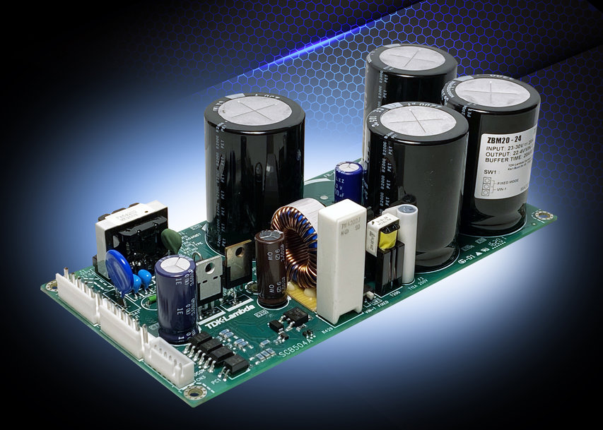 Les modules de mémoire tampon (buffer) à cadre ouvert qui offrent un maintien supplémentaire de 380 ms pour les alimentations de sortie 12 V, 15 V ou 24 V
